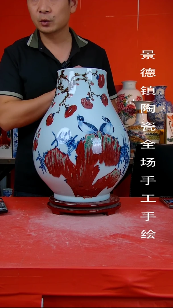 摆件景德镇陶瓷 全场手工手绘10