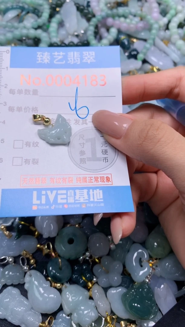 颈饰未镶嵌翡翠4183