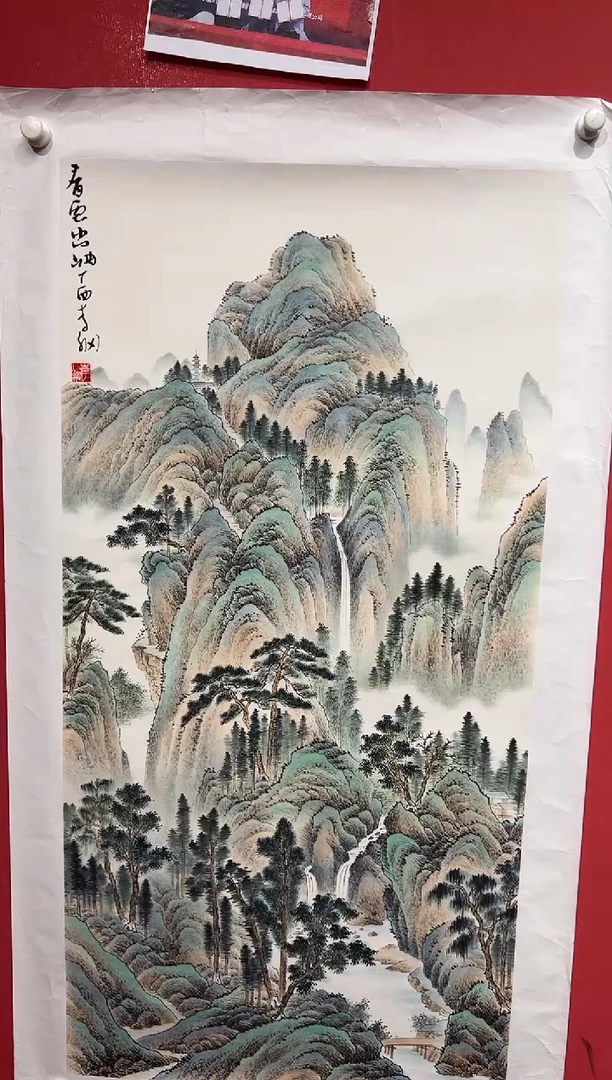 国画李纲-8平尺-国画作品-金