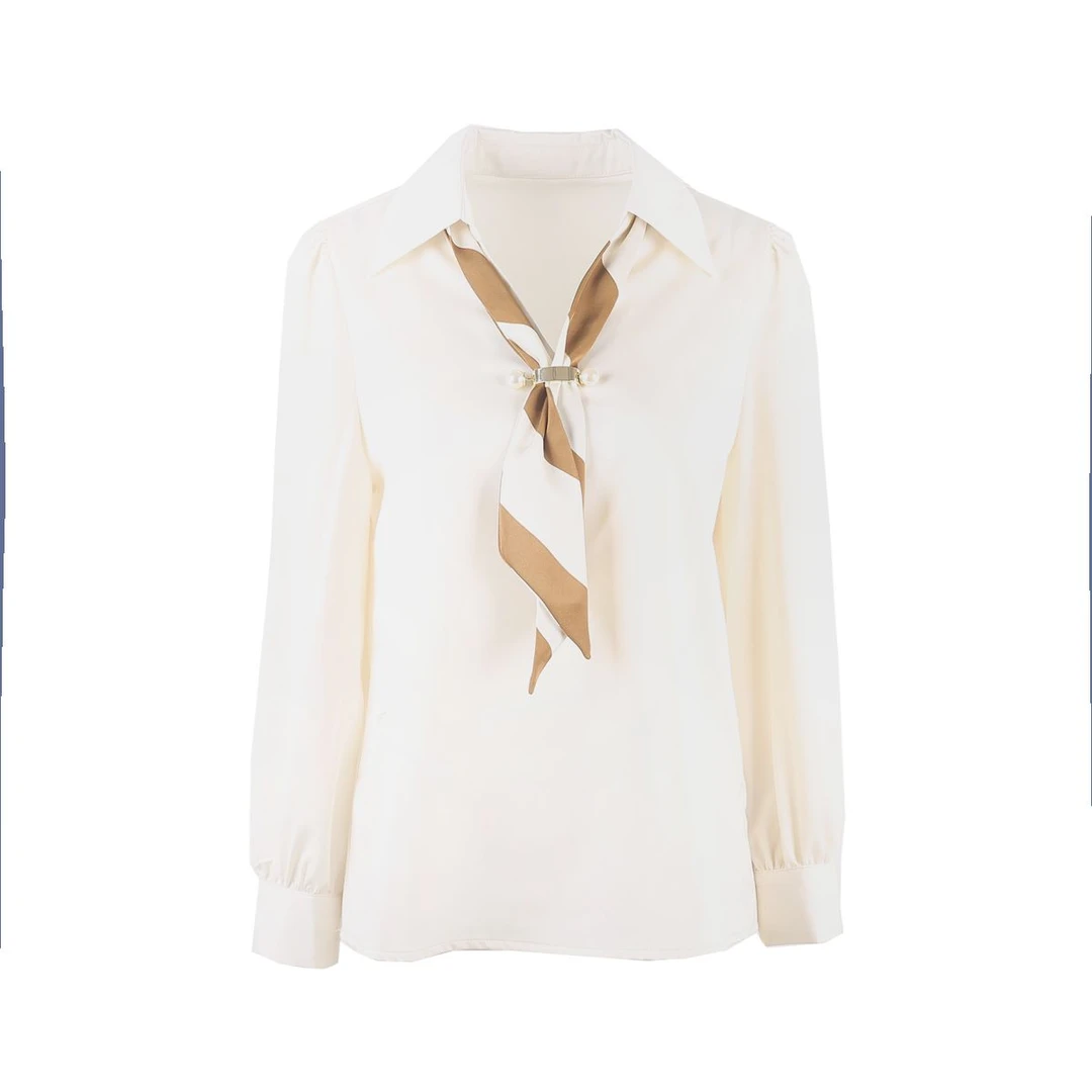 【达人专属】别针飘带小衫X08AXS3249