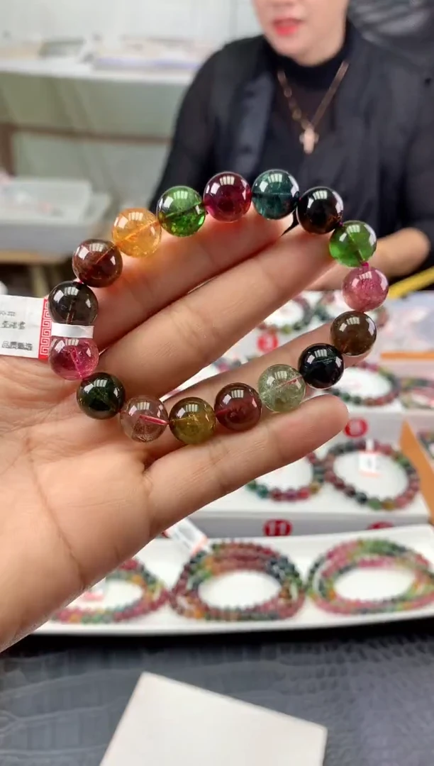 未镶嵌手串碧玺 多样性发一条