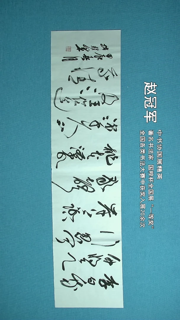 【闪购商品】书法179 上海赵冠军中书协138*34