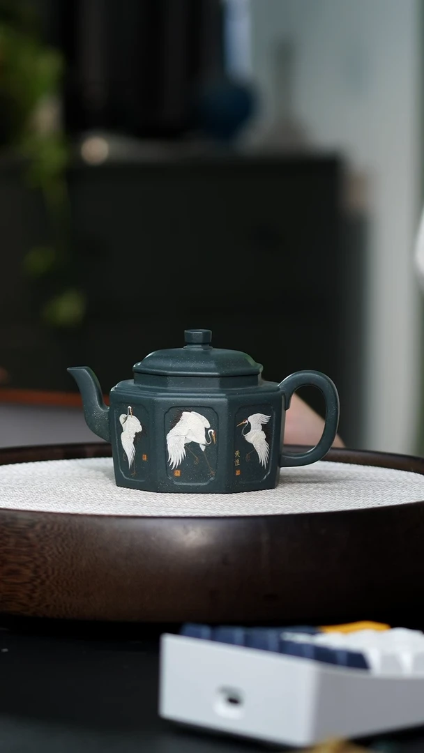 D***sZH张恒-0002鹤舞长空-老墨绿泥-240cc