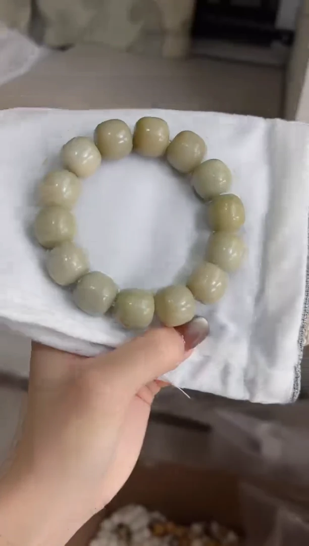 手串菩提根/象牙果w87玉化桶珠16*17mm手串