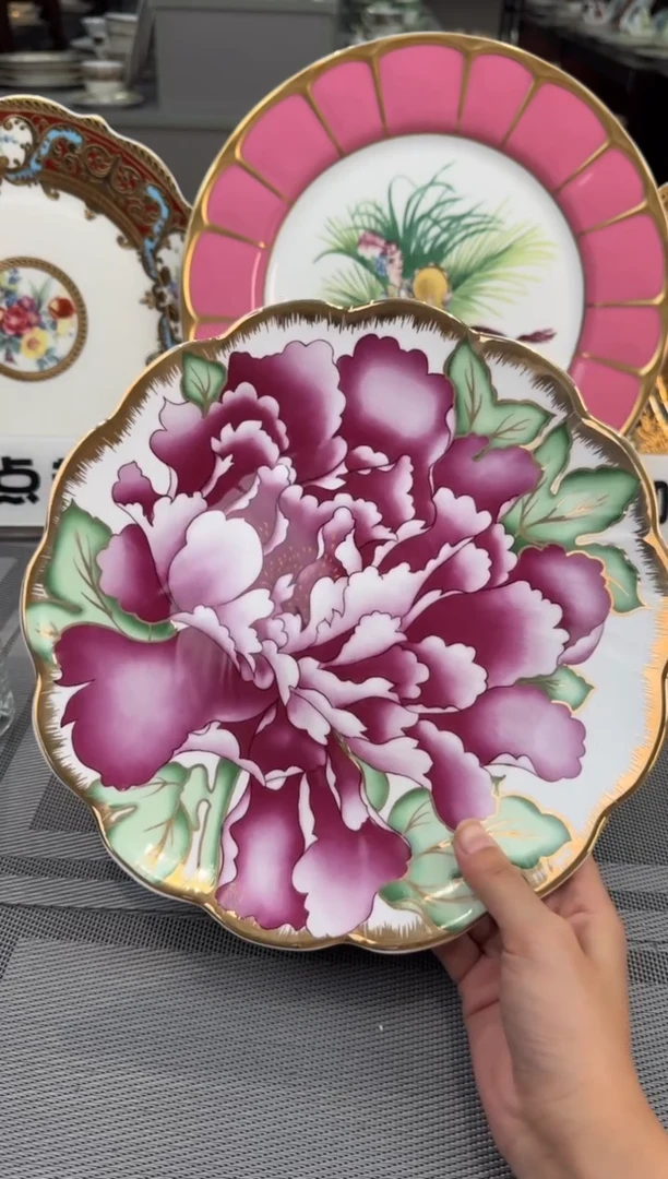 【闪购商品】瓷片10.5英寸浅盘  福利