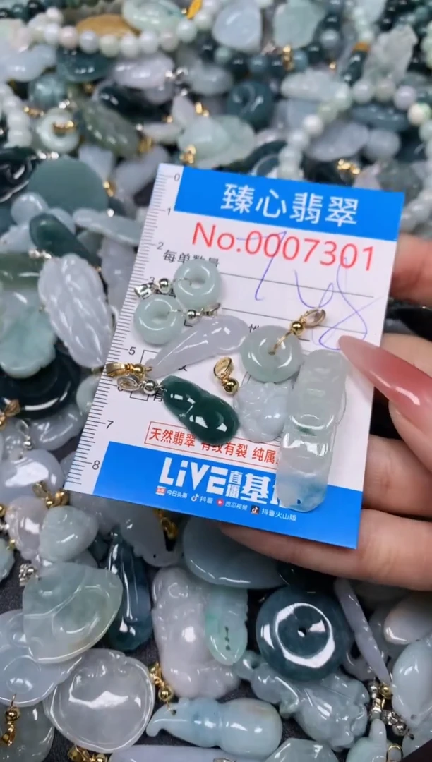 【闪购商品】翡翠颈饰未镶嵌含绳0007301