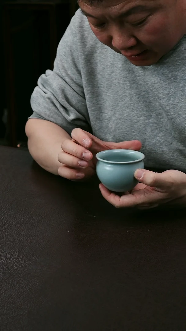 其他汝官窑风水釭杯96