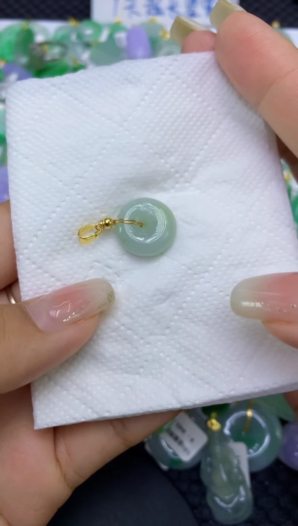 颈饰未镶嵌翡翠天然缅甸A货翡翠