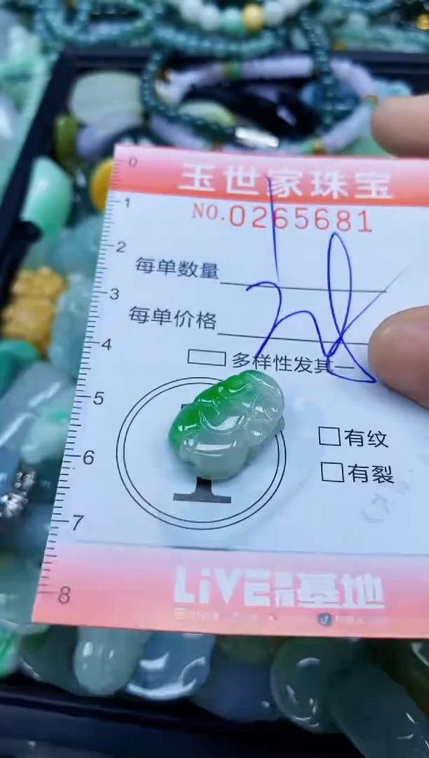 翡翠未镶嵌颈饰闪购0265681