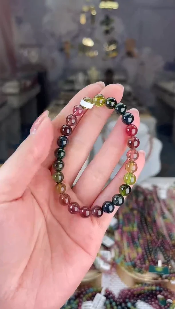 【闪购商品】碧玺/未镶嵌J7mm+碧玺单圈多样性发货