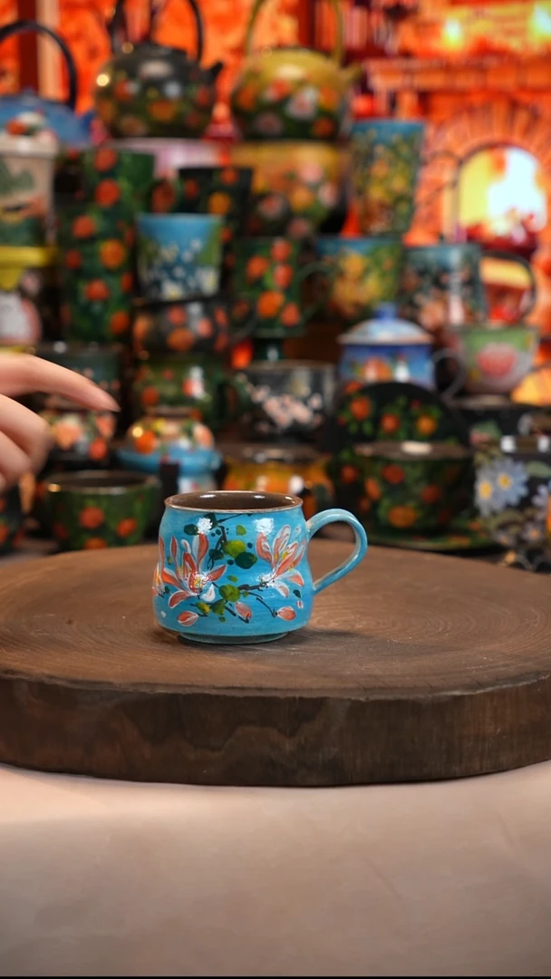 油画   釉下彩   杯子