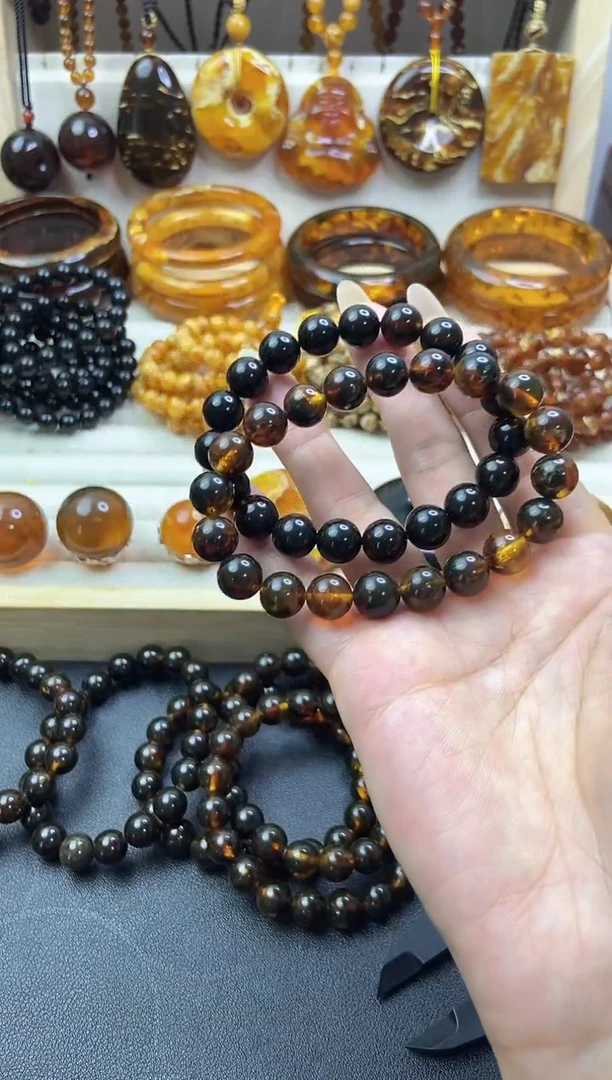 无非金属药珀卡9-10的两串微瑕多样性发货