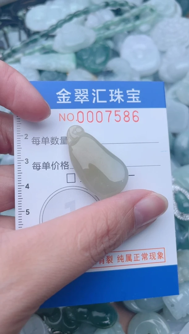 颈饰未镶嵌翡翠7586