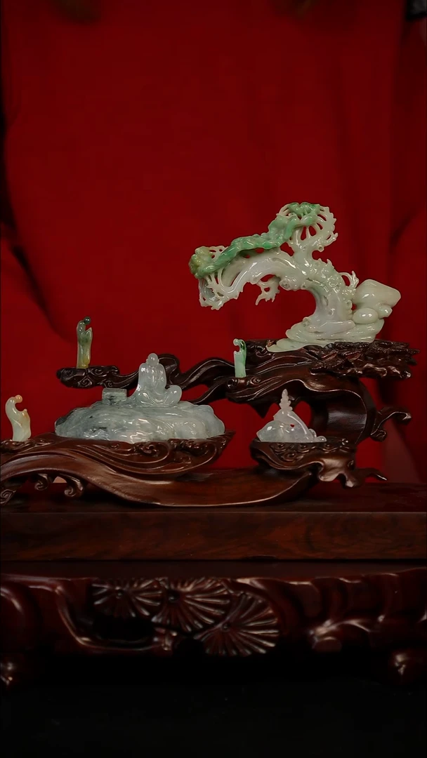 未镶嵌摆件翡翠菩提悟道