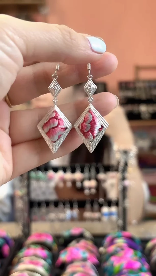 织绣艺枝独绣老绣饰品174