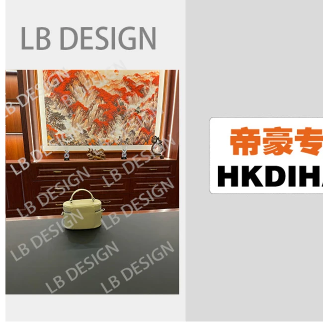 LBDESlGN【帝豪68325白色】欧美高端2024女神时尚百搭包包