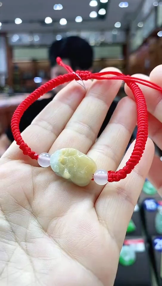 未镶嵌手绳翡翠手绳