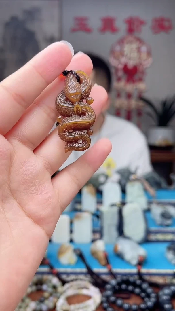 和田玉未镶嵌挂件1