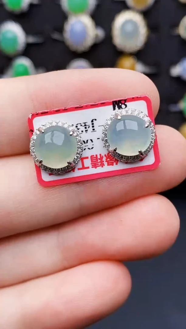 银S925镶嵌戒指翡翠6062
