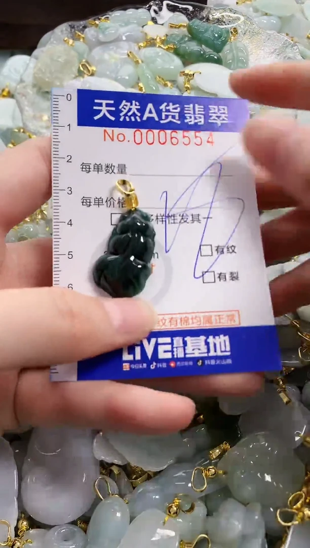 颈饰未镶嵌翡翠天然A货翡翠