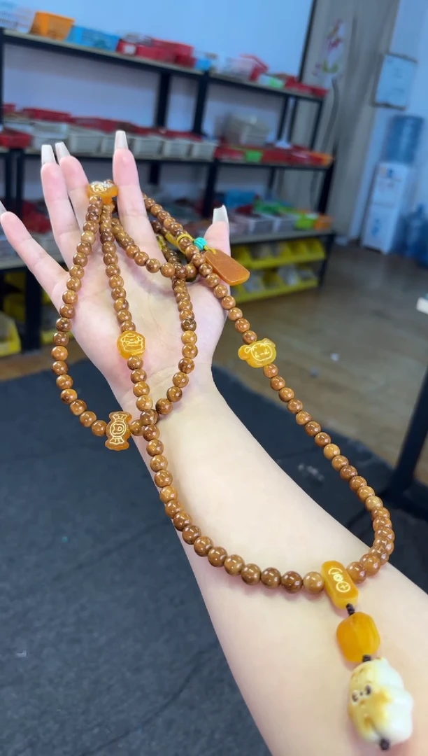 菩提根/象牙果吊坠8mm库克斜跨【日富一日】