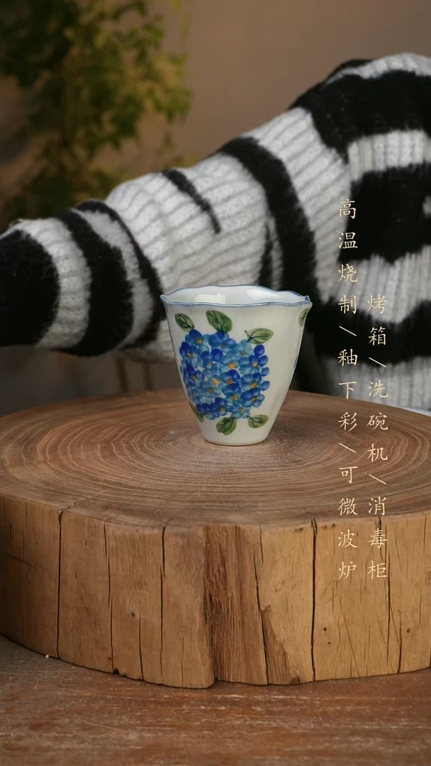 碗瓷景德镇手工手绘高温瓷釉下彩