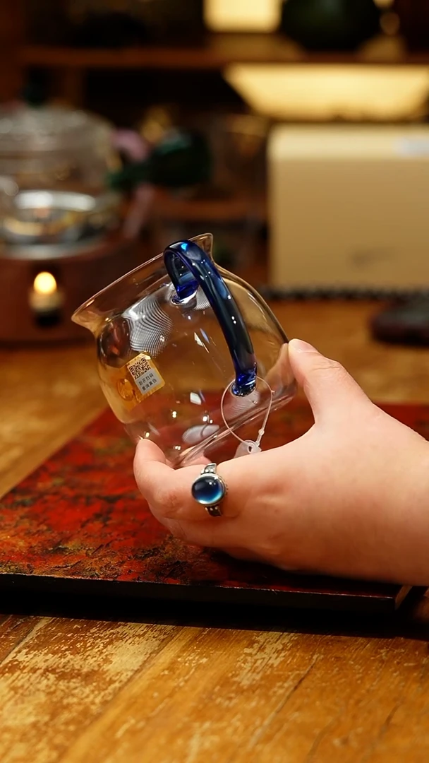 【闪购商品】禾器/晶彩美满茶海/浅蓝色/定制款