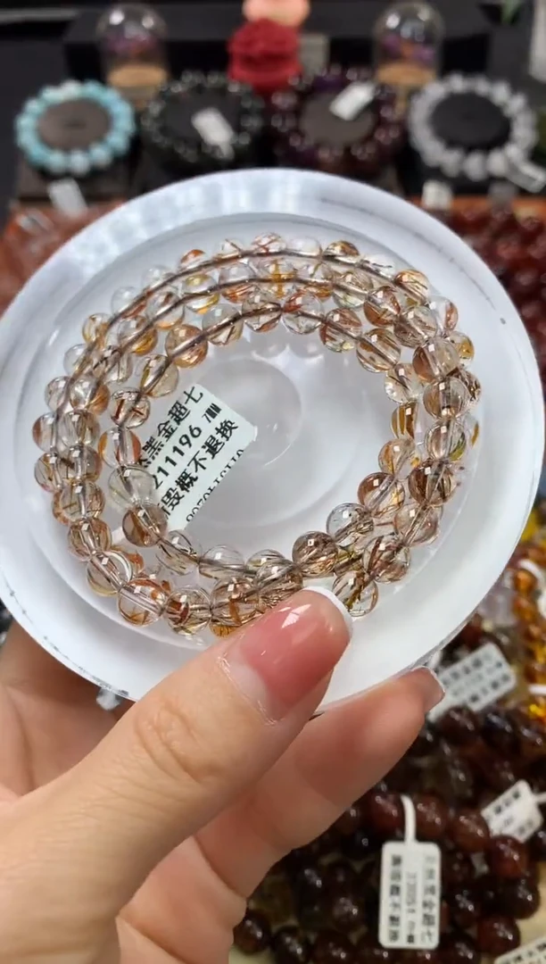 未镶嵌手串水晶7*