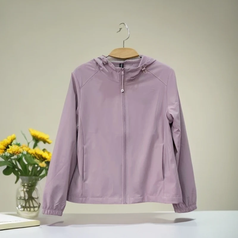 祥好服饰 新款休闲户外女士休闲立领外套薄款风衣冲锋衣 5536