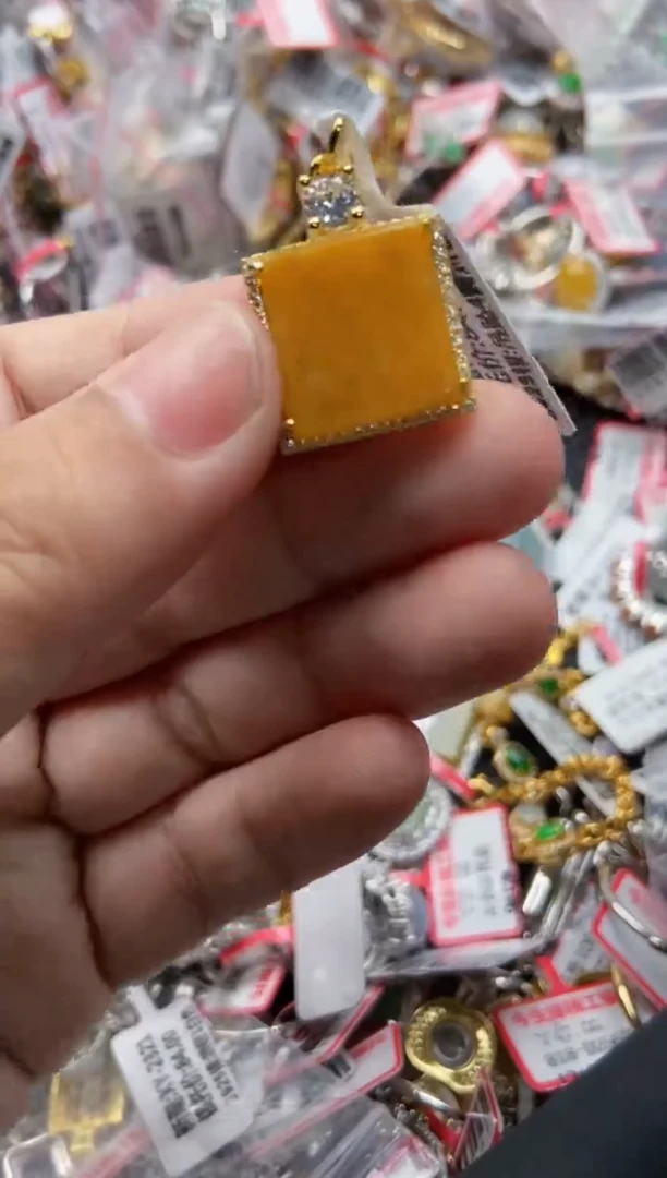 翡翠戒指银S925镶嵌7777---7