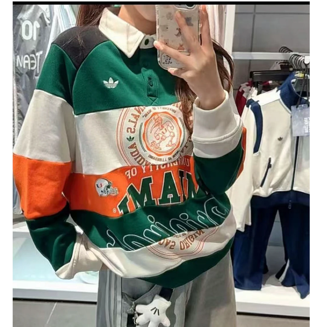 adidas 三叶草  秋季新款纯棉运动宽松卫衣套头衫 KF2329 X