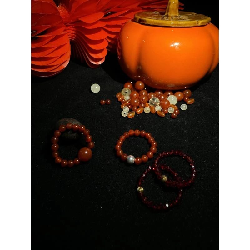 925银戒指 925银戒指 《吉运》X.xin饰品.新年红色戒指