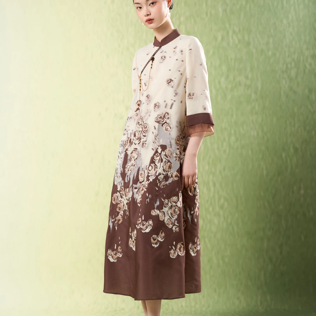 JIXIANGYIJIA/吉祥衣家花满渚(连衣裙)951237335