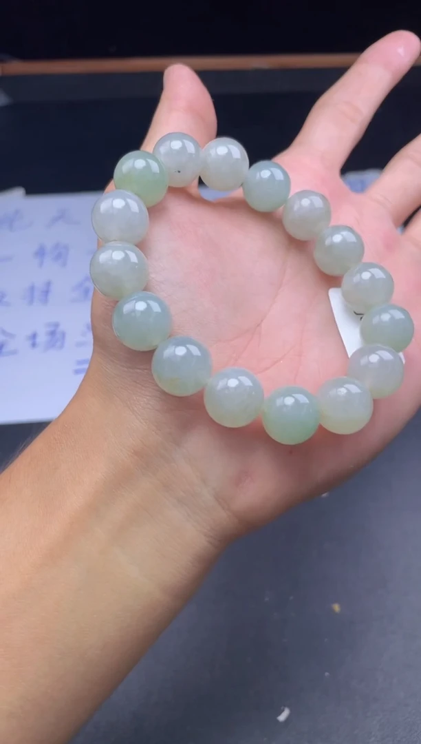未镶嵌定制翡翠珠串卡13