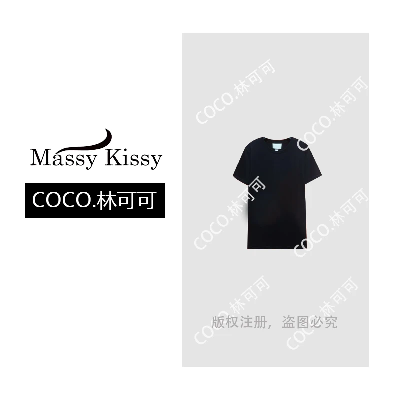【COCO林可可】夏季洋气圆领套头款式T恤上衣1VV403