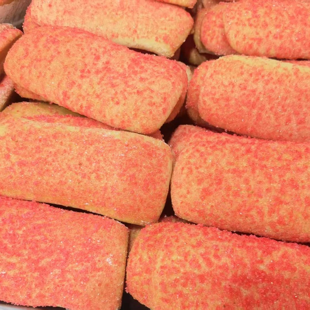 地方特产制品镇雄特色白糖老款红饼干特色小吃纯手工红饼干500g装