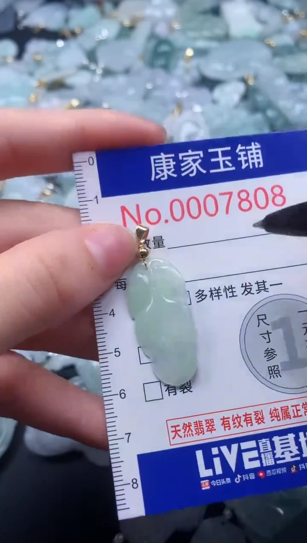 颈饰未镶嵌翡翠7808