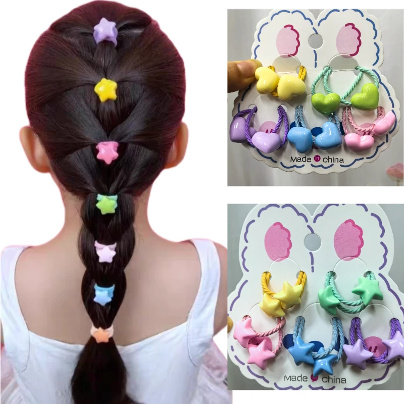 【俏萌宝】宝宝扎头发皮筋发圈高弹力发绳儿童发饰揪揪头绳女童头饰