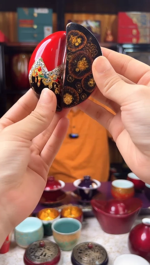 落霞彩圣杯-太古大漆