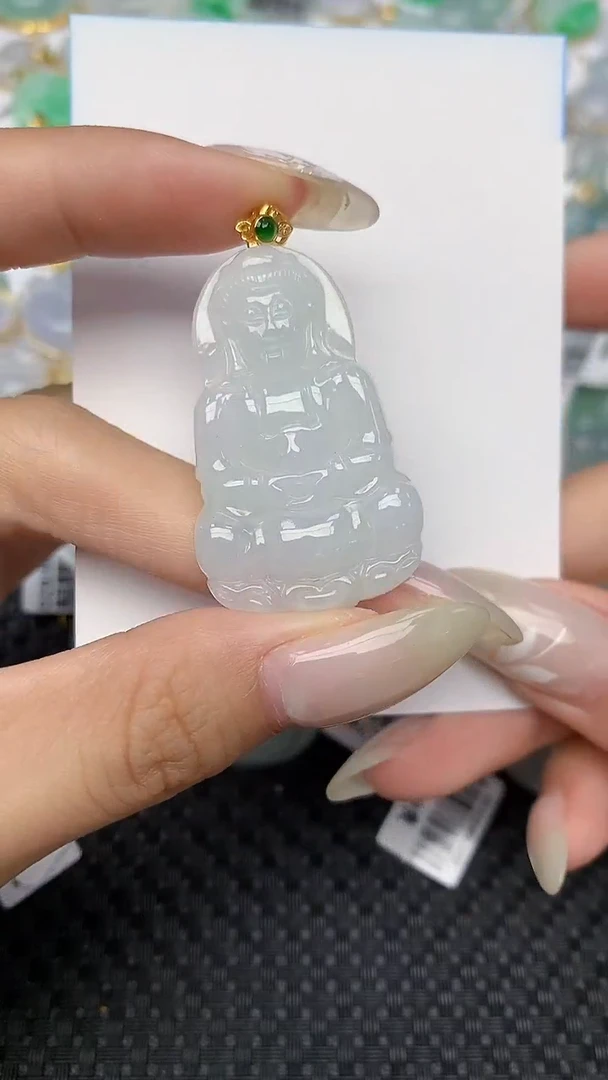 翡翠未镶嵌颈饰天然翡翠a货