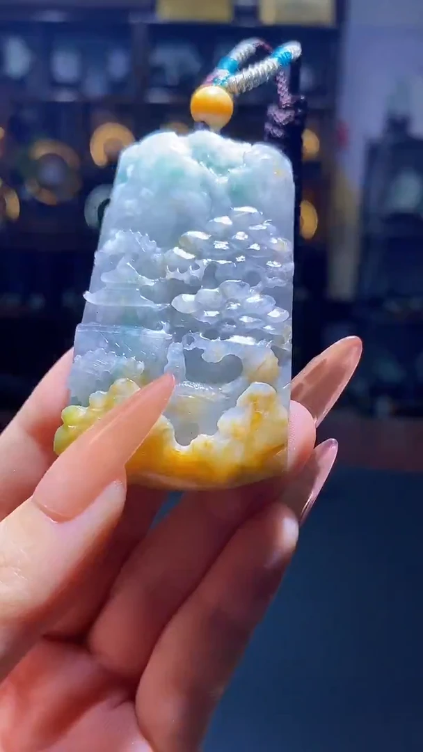 翡翠未镶嵌颈饰翡翠001