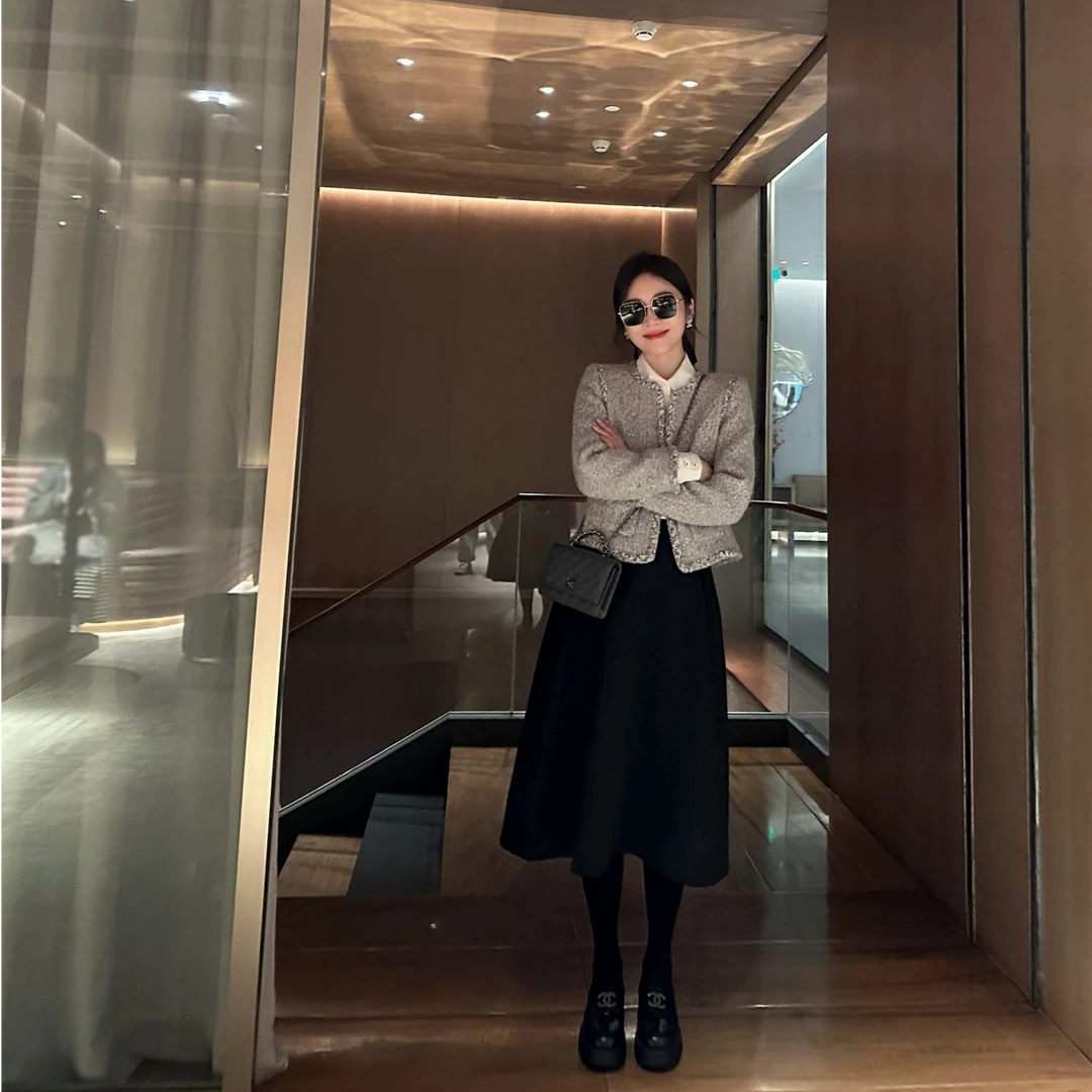 Syna希娜 立体剪裁定制小香风外套