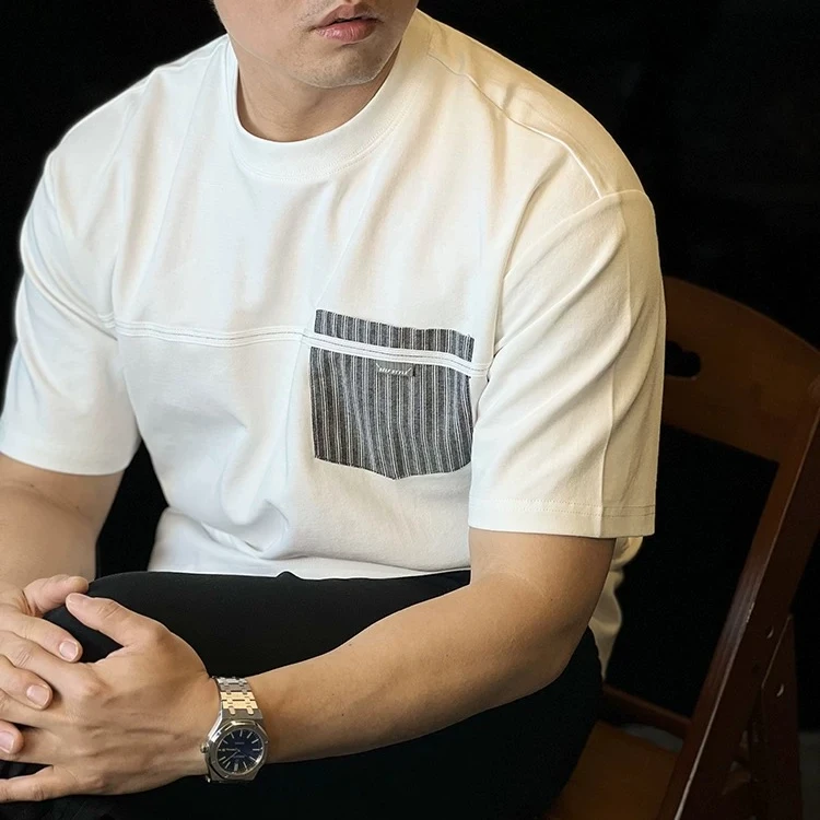 8773高品质简约短袖