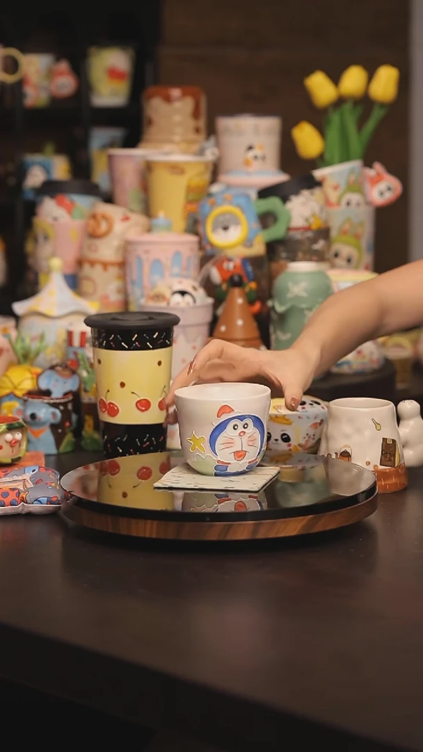 景德镇釉下彩绘设计师款式陶瓷