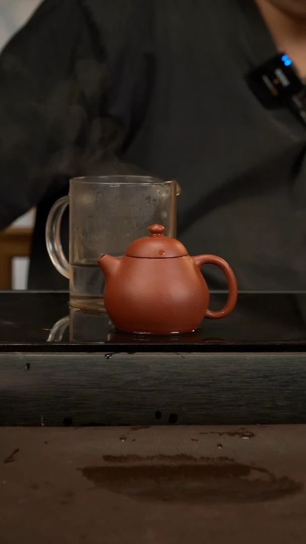 茶壶紫砂16,文旦，朱泥，100cc