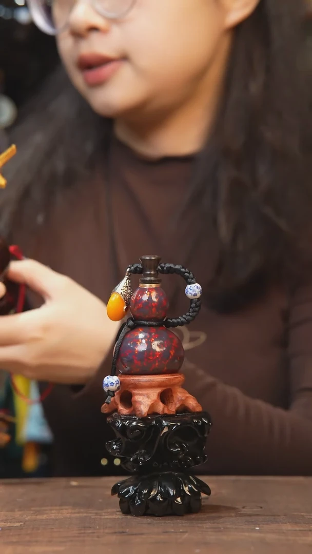 【闪购商品】904号-大漆开口小葫芦手捻