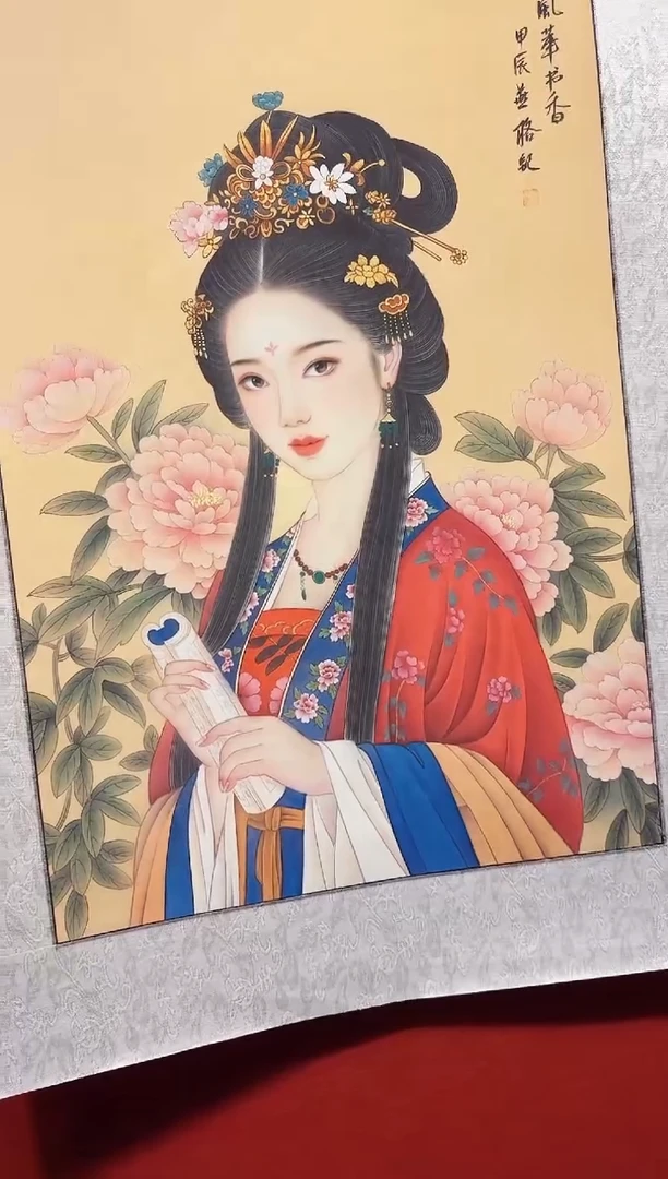 国画秦燕格国画手绘作品Y55