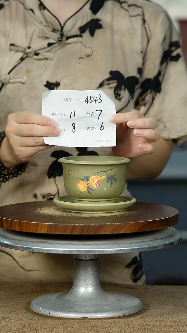 紫砂花盆4543+z紫砂花盆紫砂