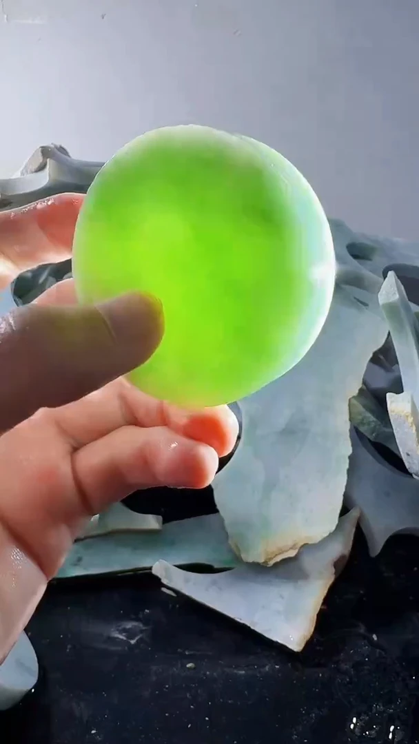 裸石翡翠缅甸翡翠A货文1186