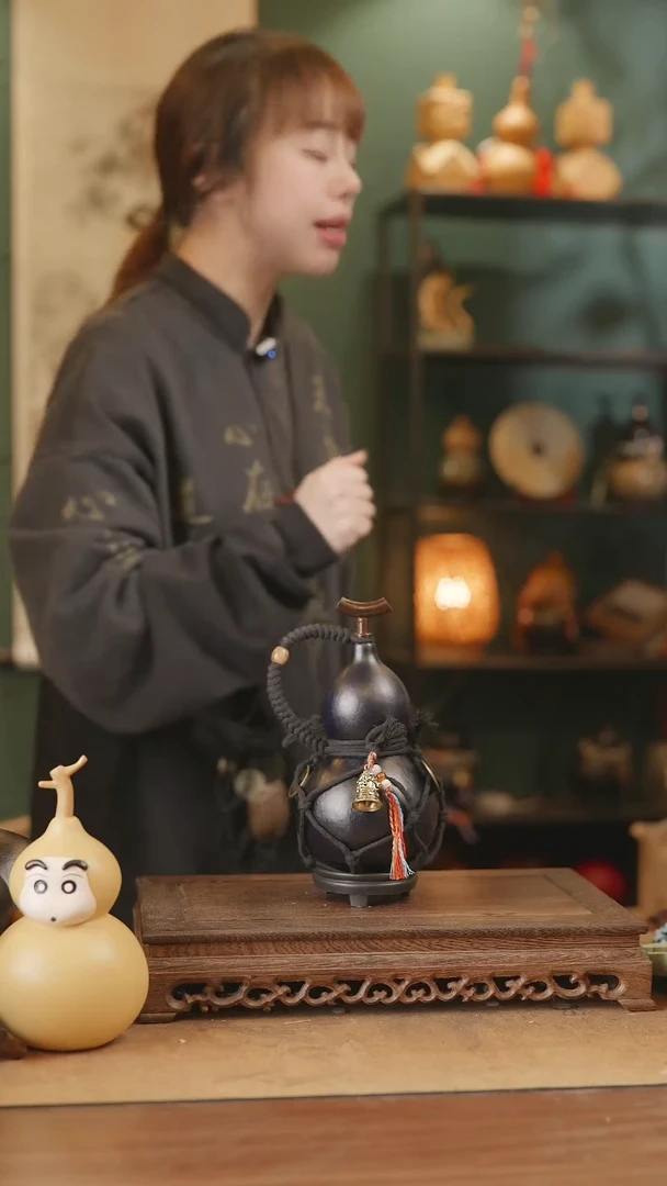 【闪购商品】388号精品天然大漆工艺防渗内胆酒葫芦~